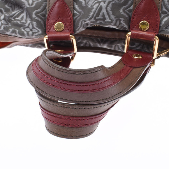 LOUIS VUITTON Aviator Bag Collection Gray Leather Handbag - Picture 3 of 9